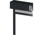 Hornbach ARON Vorbaurollladen PVC grau 1400 x 565 mm Kasten Aluminium RAL 7016 anthrazitgrau Gurtzug Rechts