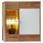 XXXLutz Lauterach - Ihr M&ouml;belhaus bei Bregenz H&auml;ngevitrine in Wei&szlig;, Wildeiche