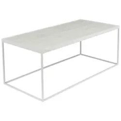 Couchtisch in Metall, Keramik, Holzwerkstoff 93/43/36 cm