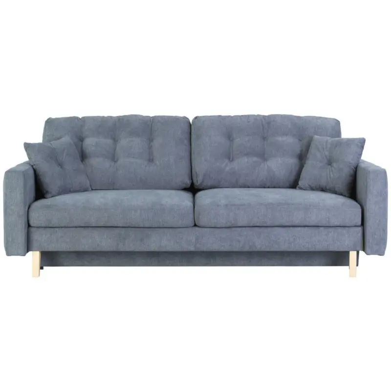 Schlafsofa in Flachgewebe Anthrazit
