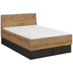XXXLutz Lauterach - Ihr Möbelhaus bei Bregenz Bett 120/200 cm in Graphitfarben, Eiche Artisan