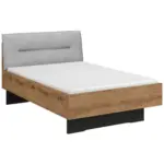 XXXLutz Lauterach - Ihr Möbelhaus bei Bregenz Bett 120/200 cm in Graphitfarben, Grau, Eiche Artisan