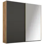 XXXLutz Lauterach - Ihr Möbelhaus bei Bregenz Schwebetürenschrank in Graphitfarben, Eiche Artisan