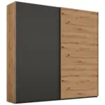 XXXLutz Lauterach - Ihr Möbelhaus bei Bregenz Schwebetürenschrank in Graphitfarben, Eiche Artisan