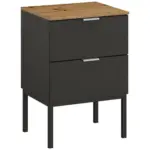 XXXLutz Lauterach - Ihr Möbelhaus bei Bregenz Nachtkästchen in Graphitfarben, Eiche Artisan