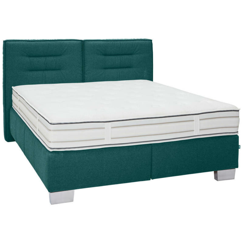 Boxspringbett 180/200 cm in Petrol