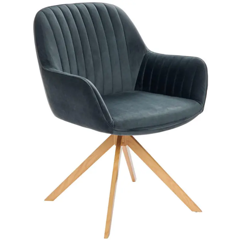 Armlehnstuhl in Samt