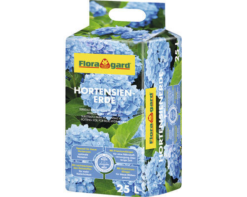 Hortensienerde Floragard für blau-blühende Hortensien 25 L