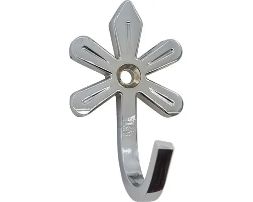 Mantelhaken Zamac 40x32x65 mm verchromt