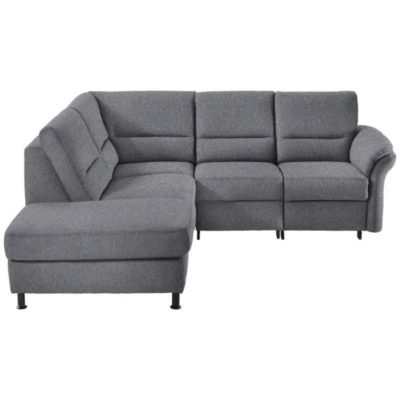 Ecksofa in Flachgewebe Blau