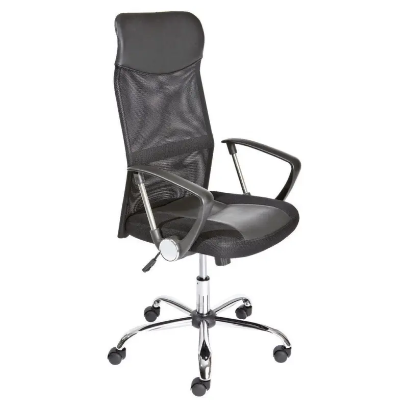 Jugenddrehstuhl in Netzbespannung Schwarz