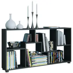 Regal 117/62/20 cm Schwarz