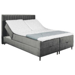 Boxspringbett 140/200 cm in Grau