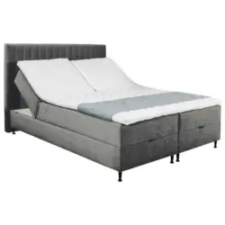 Boxspringbett 180/200 cm in Grau