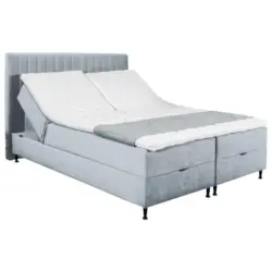 Boxspringbett 160/200 cm in Mintgrau