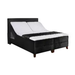 Boxspringbett 160/200 cm in Schwarz