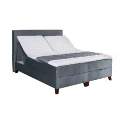 Boxspringbett 160/200 cm in Grau