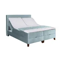 Boxspringbett 160/200 cm in Mintgrau