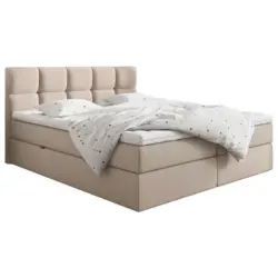 Boxspringbett 180/200 cm in Creme