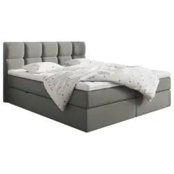 Boxspringbett 140/200 cm in Grau