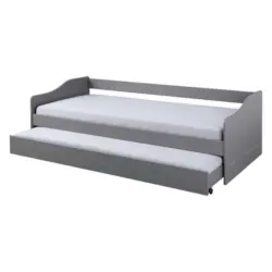 Ausziehbett 90/200 cm in Grau