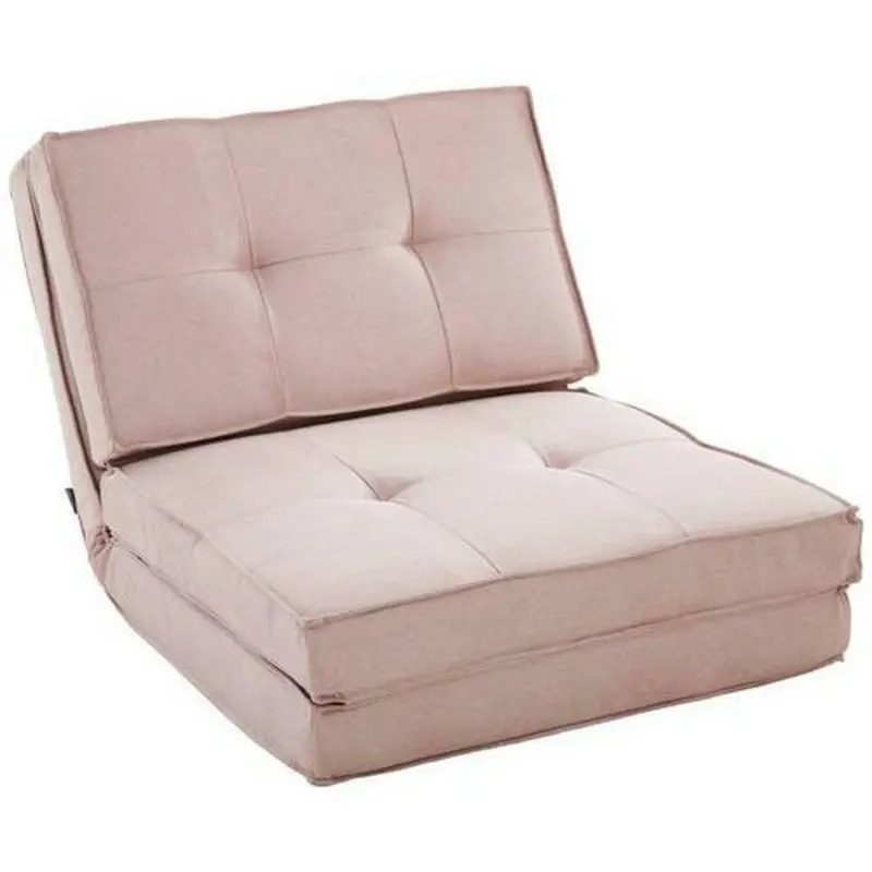 Schlafsessel in Webstoff Rosa