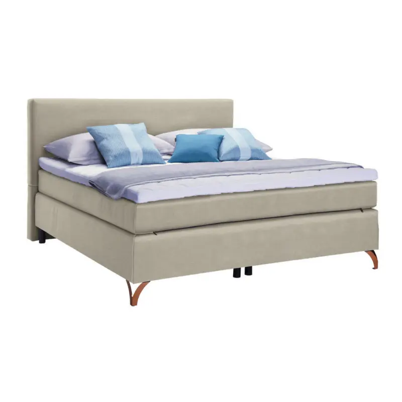 Boxspringbett 120/200 cm in Beige