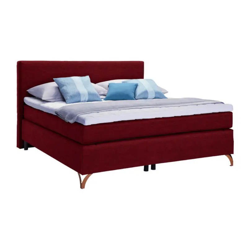 Boxspringbett 120/200 cm in Rot