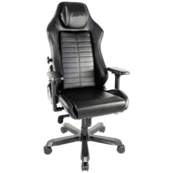 Gamingstuhl in Lederlook Schwarz