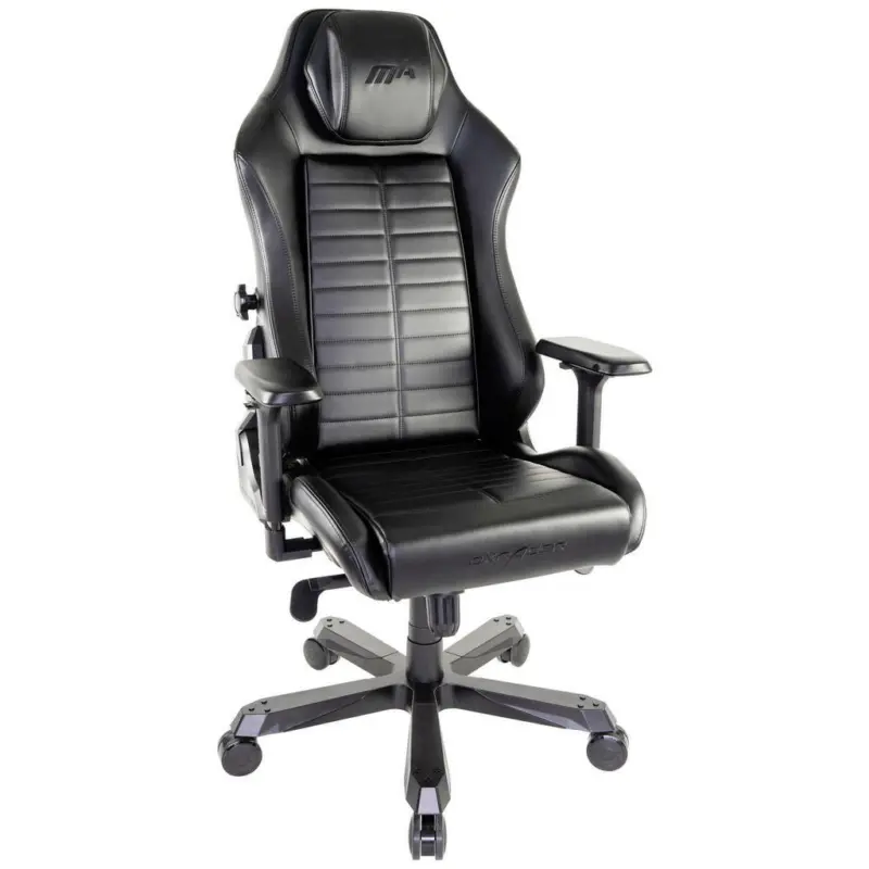 Gamingstuhl in Lederlook Schwarz