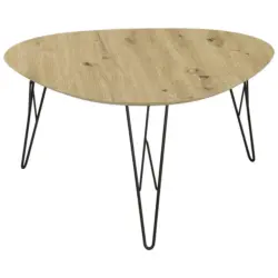 Couchtisch in Metall, Holzwerkstoff 80/78/41 cm