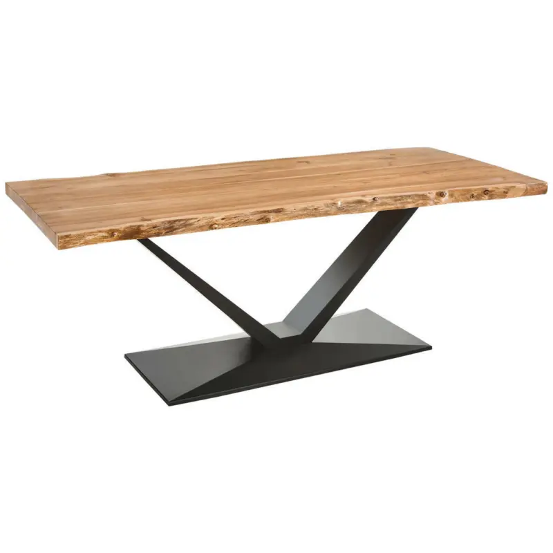 Esstisch in Holz, Metall 200/90/76 cm