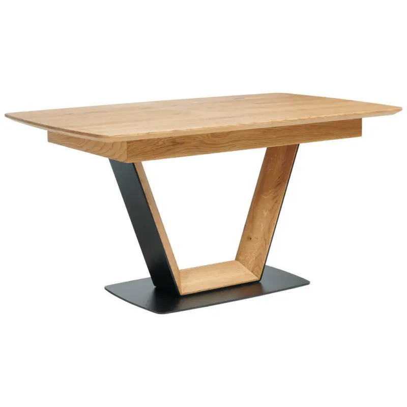 Esstisch in Holz, Metall 140(180)/90/76 cm