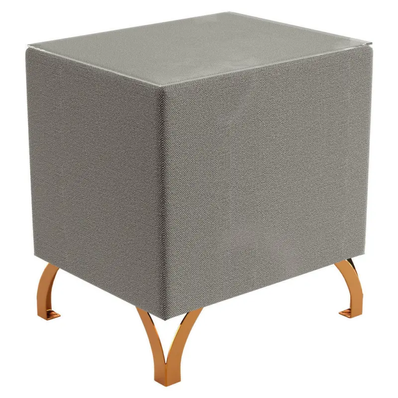 Nachtkästchen in Grau