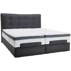 Boxspringbett 180/200 cm in Anthrazit