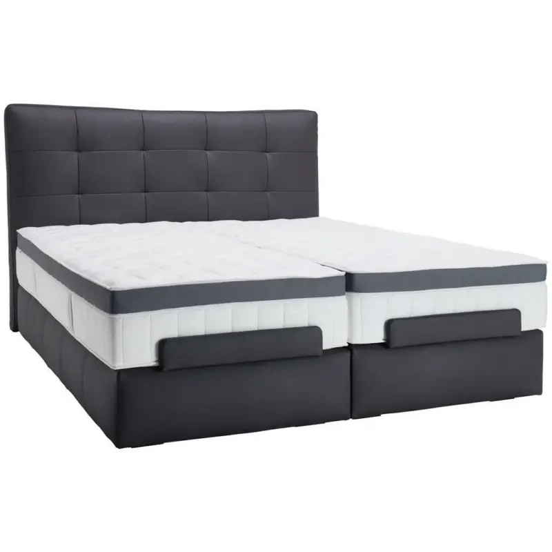 Boxspringbett 180/200 cm in Anthrazit