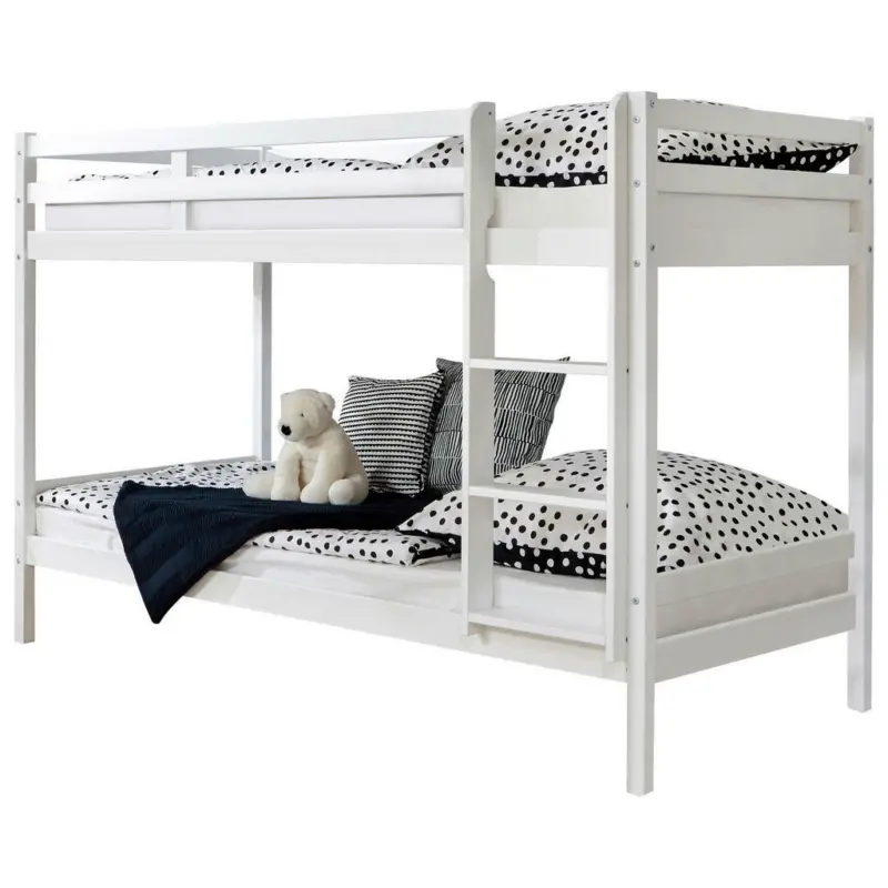 Etagenbett 90/200 cm Weiß