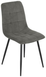 Stuhl aus Kord in Grau