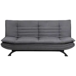 Schlafsofa in Chenille Dunkelgrau