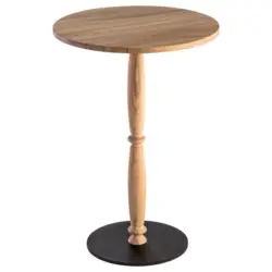 Beistelltisch in Holz, Metall 40/40/48 cm