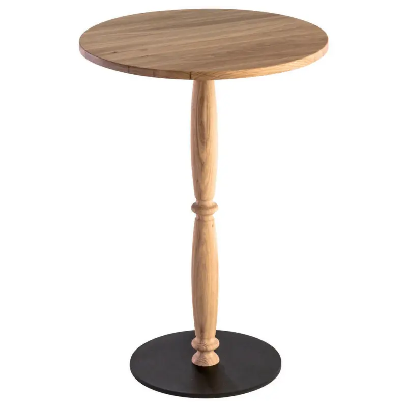 Beistelltisch in Holz, Metall 40/40/48 cm