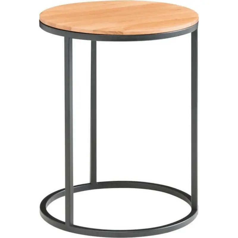 Beistelltisch in Holz 39/39/54 cm