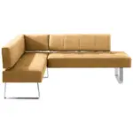 XXXLutz Lauterach - Ihr M&ouml;belhaus bei Bregenz Eckbank 165/227 cm in Gelb, Edelstahlfarben