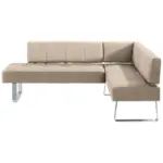 XXXLutz Lauterach - Ihr Möbelhaus bei Bregenz Eckbank 227/165 cm in Edelstahlfarben, Beige