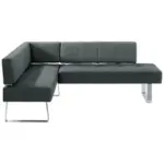 XXXLutz Lauterach - Ihr M&ouml;belhaus bei Bregenz Eckbank 165/227 cm in Edelstahlfarben, Dunkelgrau