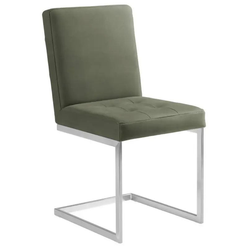 Schwingstuhl in Stahl Mikrofaser