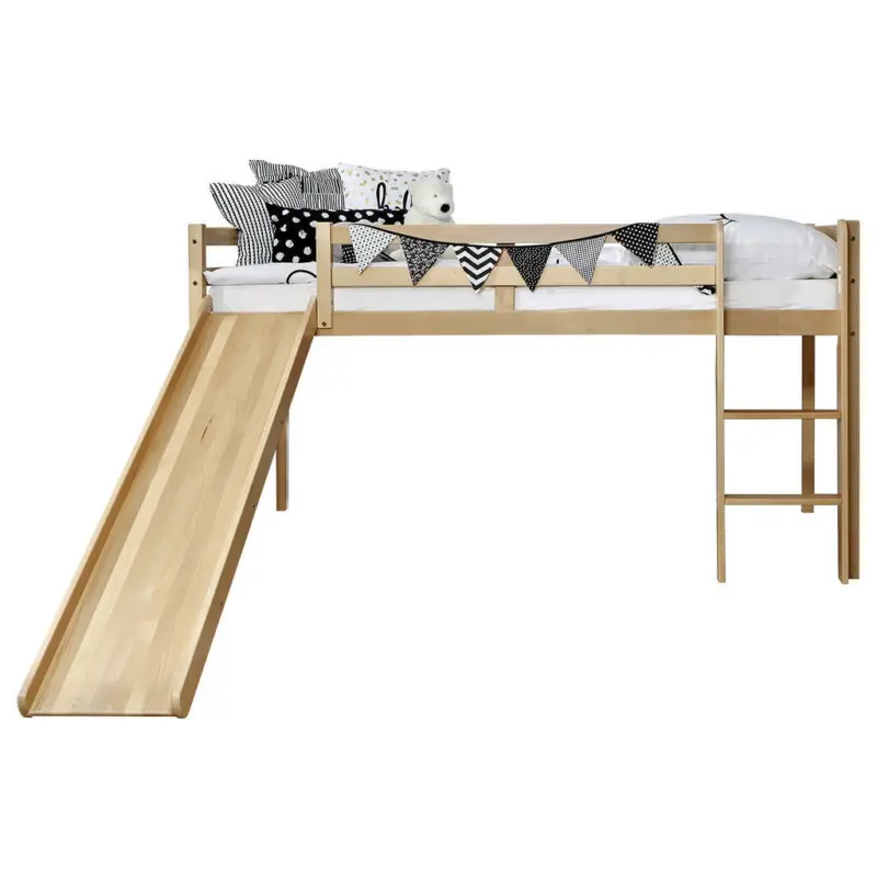 Spielbett 90/200 cm in Naturfarben
