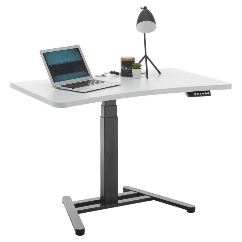 Schreibtisch höhenverstellbar, Kabeldurchlass, Memoryschalter