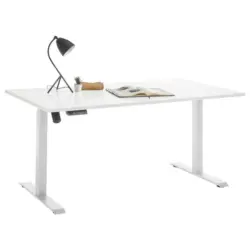 Schreibtisch höhenverstellbar, Kabeldurchlass, Memoryschalter