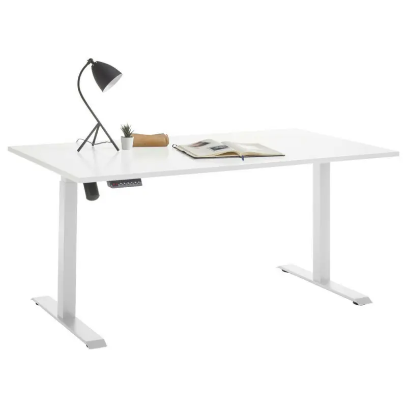 Schreibtisch höhenverstellbar, Kabeldurchlass, Memoryschalter